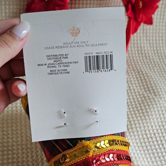 Ashland Christmas 4 Piece Set - Two Headbands, Scrunchies and lollypop necklace - Picture 10 of 14